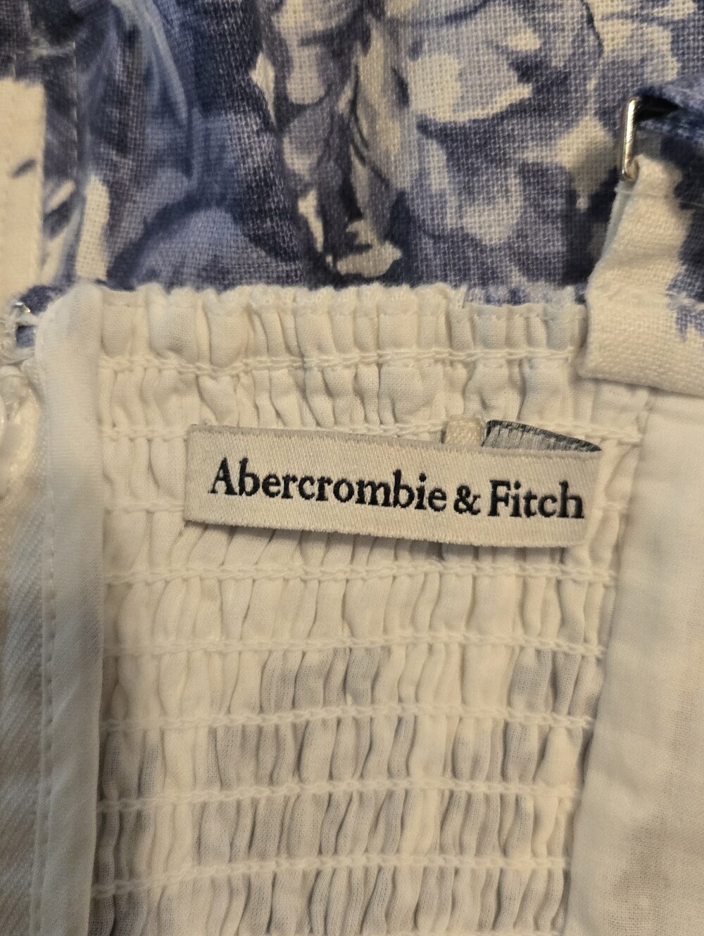 Abercrombie & Fitch Mini Dress Skorts Lining Linen Cotton Floral Medium Petite - Picture 9 of 14